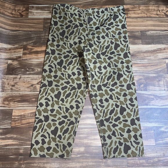 Vintage Hodgman Fishing Hunting Waterproof Nylon Camo Rain Pants Mens XL 48x31" - Picture 5 of 13